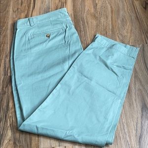 Sage green “The Weekend” chinos